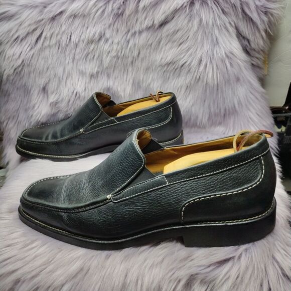 Michael Toschi CIS Equipped Carbonlite Leather Loafers Shoes Mens Size 11 Black - Picture 1 of 8